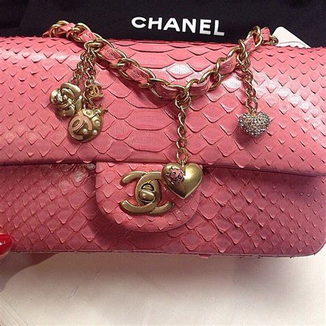 pink python chanel bag|Chanel python clutch bag.